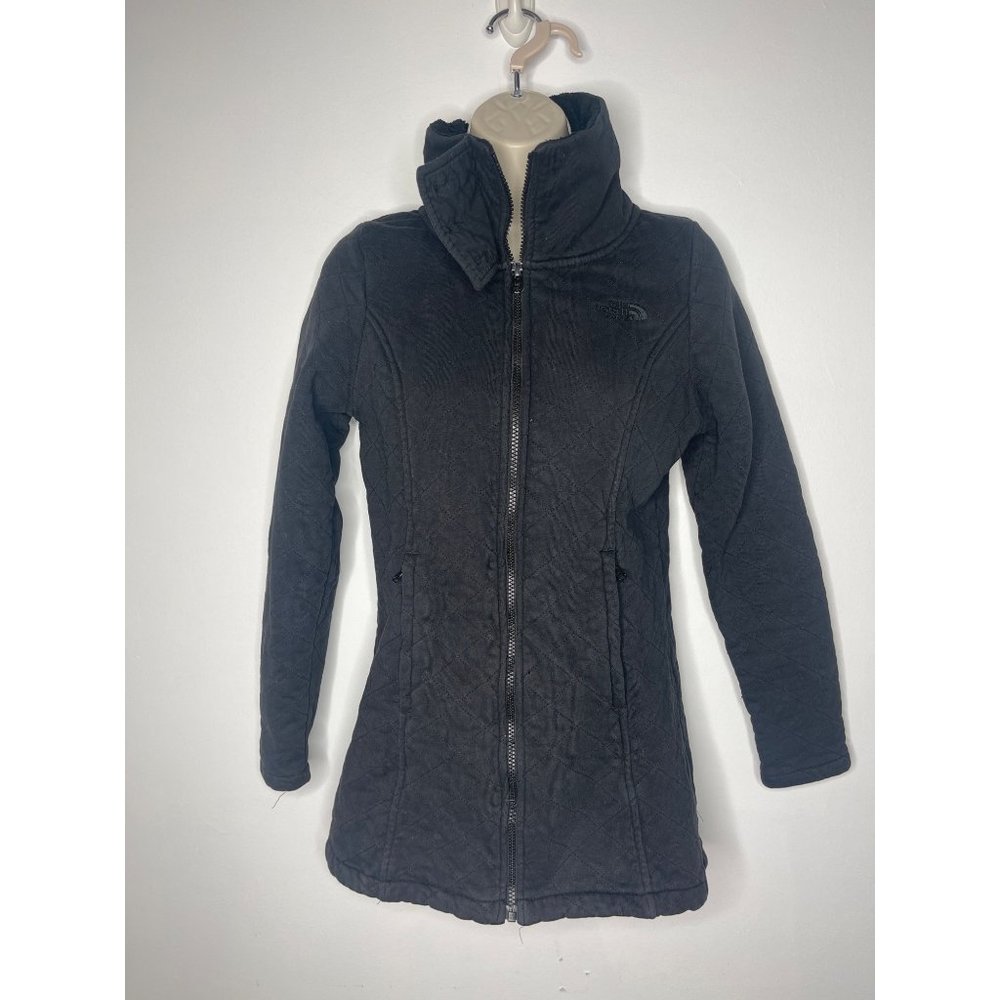 THE NORTH FACE Black Fleece Arctic Quilted AUQM Full Zip Jacket Coat Size S
